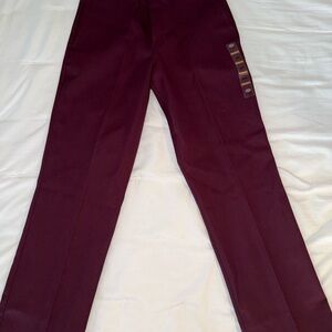 Dickies Brown Dress Pants Smooth Solid Design